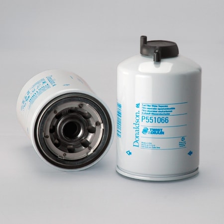 Donaldson Fuel Filter, Fuel/Water Separator, Spin-On, 108Mm/4.25 In. Dia Family P551066